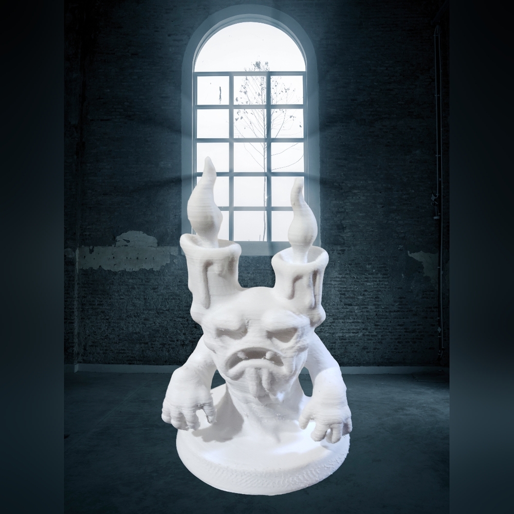 3D Printed Ghost Candle